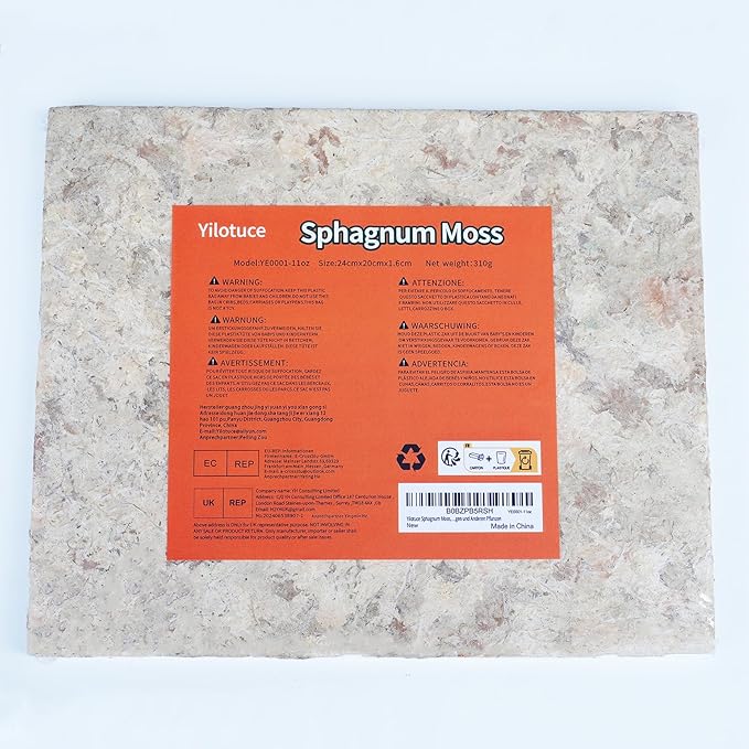 11 oz Sphagnum Moss for Plants, Carefully Selected Clean Sphagnum Mos for Rooting Plants