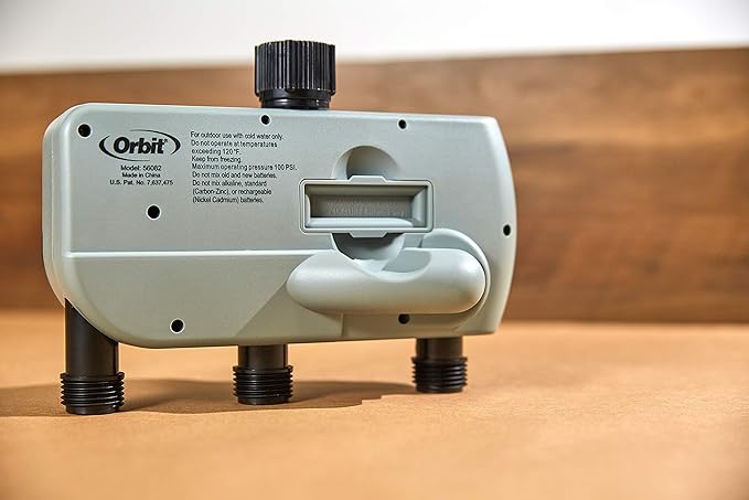 Orbit 56082 3-Outlet Hose Watering Timer, Green (3 Outlet)