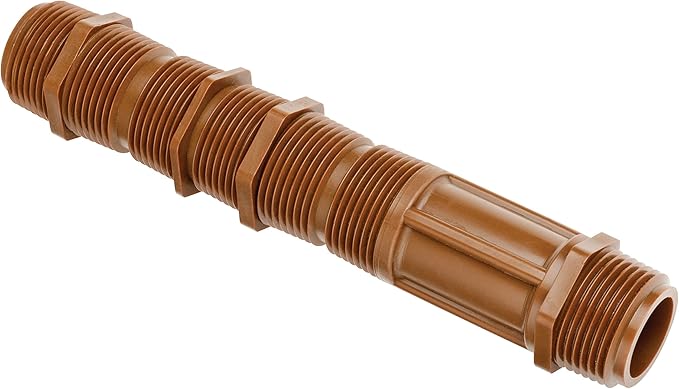 Rain Bird RISERCO075 PVC Cut-Off Riser, 3/4" Male Pipe Thread x 3/4" Male Pipe Thread, Adjustable Height 1" - 6" (Pack of 2)