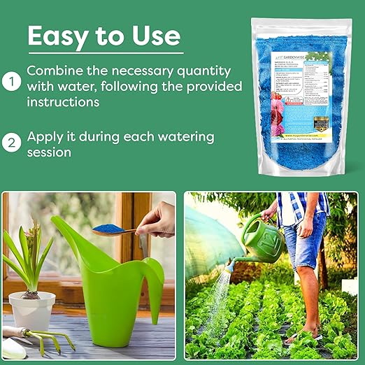 20-20-20 Water-Soluble Fertilizer β Powder for Liquid Plant Food for Indoor & Outdoor Plants, Orchids, Vegetables, Lawns, Flowers β 20 20 20 Fertilizer (2 QUARTS)