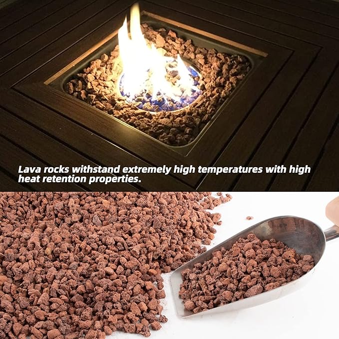 1.5 Lb Red Lava Rocks for Plants Decorative Landscaping 1/2" Lava Rock Granules Top Dressing for Cacti, Succulents Bonsai Plants for Release Excess Water to Prevents Root Rot