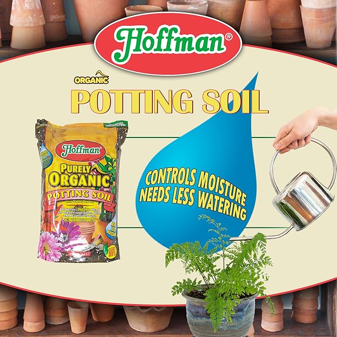 Hoffman 12508 Organic Potting Soil, 8 Quarts