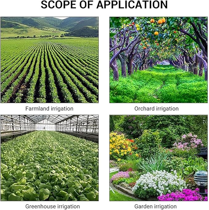 Micro Drip Irrigation, 1/2" External Thread Rotating Sprinklers Mini Wobbler Irrigation Water Spray Sprinkler Farm 360 Degree Rotary Watering Nozzles.(5 pcs)