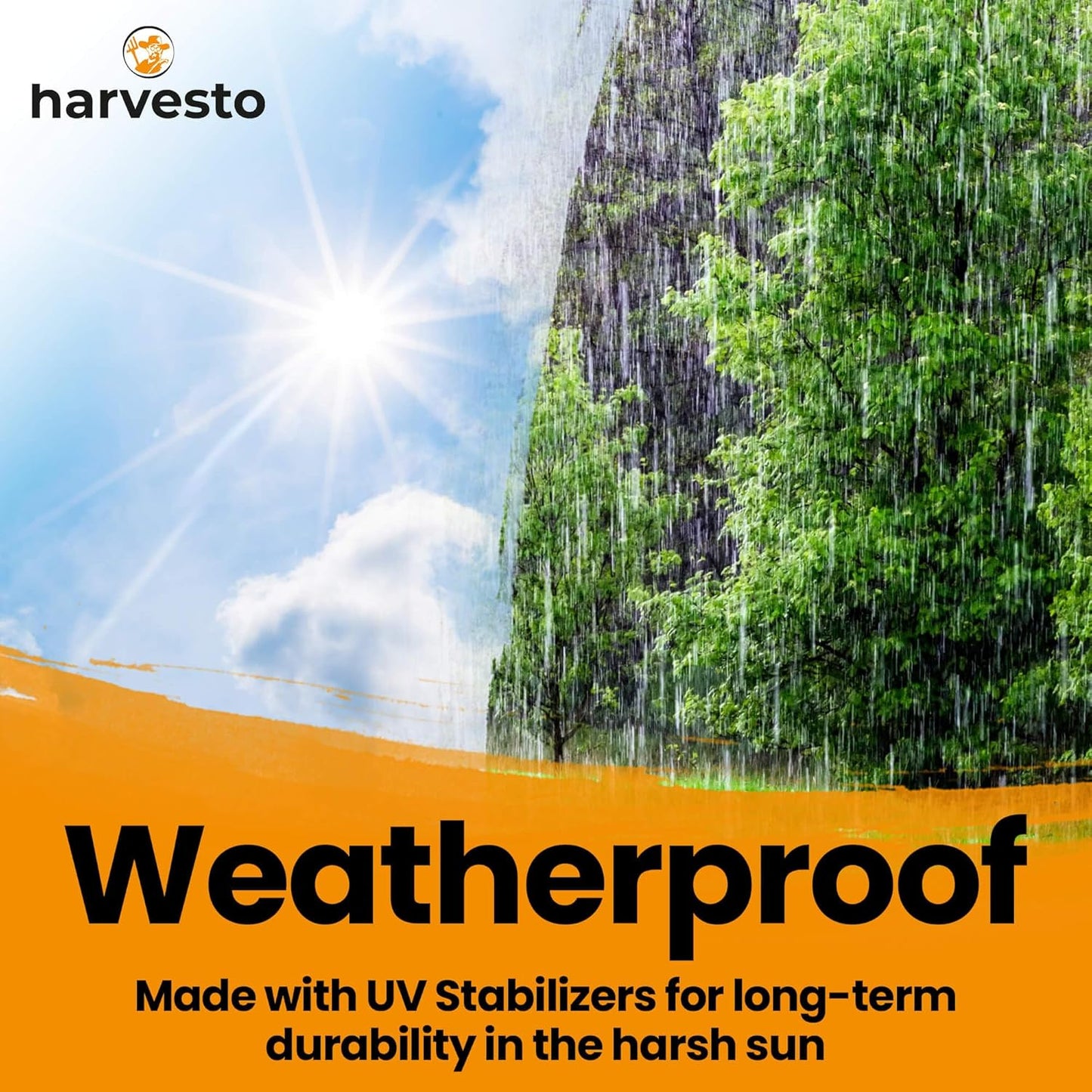 Heavy Duty Bird Netting for Chicken Coops & Runs | Tree & Garden Netting Mesh 1-1/2" | Keep Hawks, Birds & Predators Away | Bird Netting for Blueberry Bushes, Vegetables & Fruit (50' x 50β)
