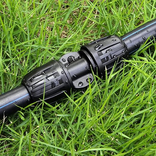 13 Pcs Drip Irrigation Fittings Coupling 1/2 Inch, In-Line Barbed Coupler Connector For 1/2 Inch Drip Tubing (0.60"-0.65" OD) Drip Line Parts