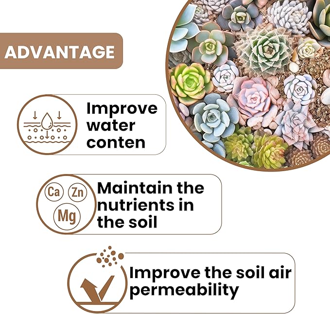 12QT Vermiculite, 2-4mm Fine Grade Horticultural Vermiculite for Plants and Gardening, Vermiculite Bulk houseplants Mushrooms to Maintain Soil Moisture and Plant Growth