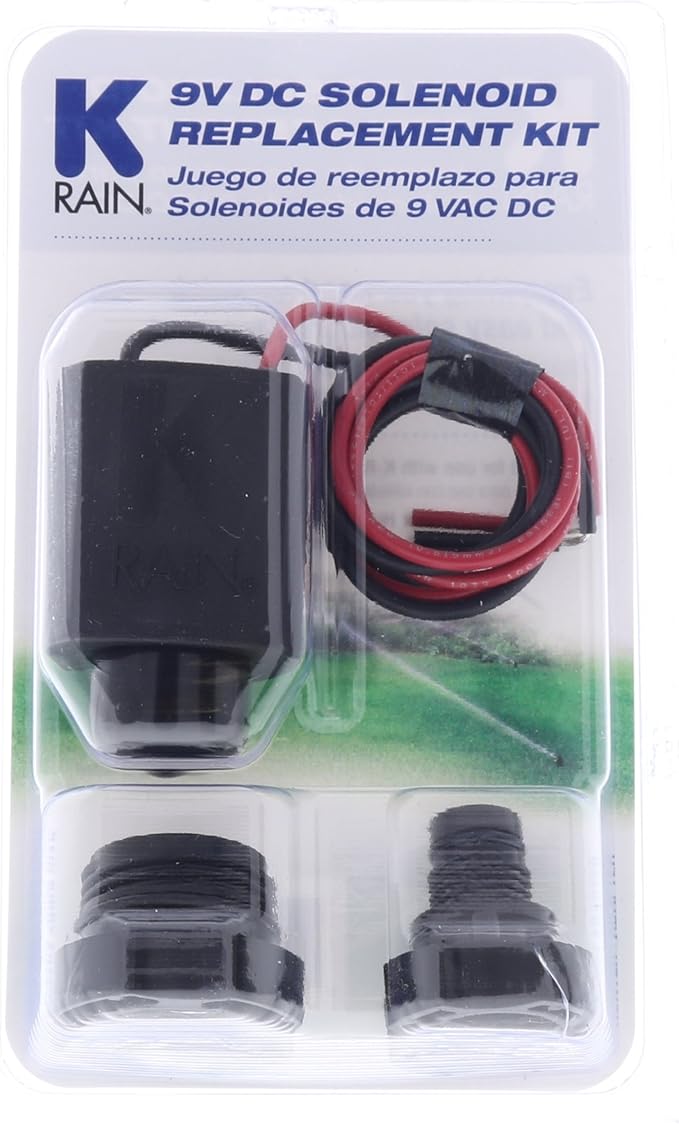 K-Rain Solenoid Replacement Kit - Type : 9V DC