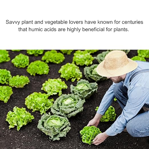 Humic Acid for Plants - Organic Soil Conditioner Fertilizer for Garden, Lawn and Vegetable Crops. (40K sqft Per Bag)