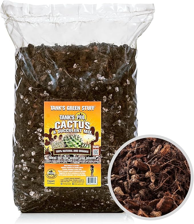 Tanks Pro Cactus and Succulent Mix 8 qt Bag