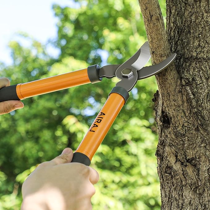 AIRAJ 16” Small Bypass Loppers for Tree Trimming | Branch Cutter with 1.5” Cutting Capacity | Chops Branches Ease | Loppers for Gardening | Tree Pruner | Branch Trimmer | Pruning Shears