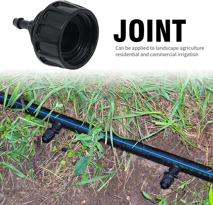 6 Pcs 1/4" Drip Irrigation Tubing Faucet Adapter 3/4" to 1/4" Drip Irrigation Tubing Garden Hose Adapter Irrigation Hose Connection