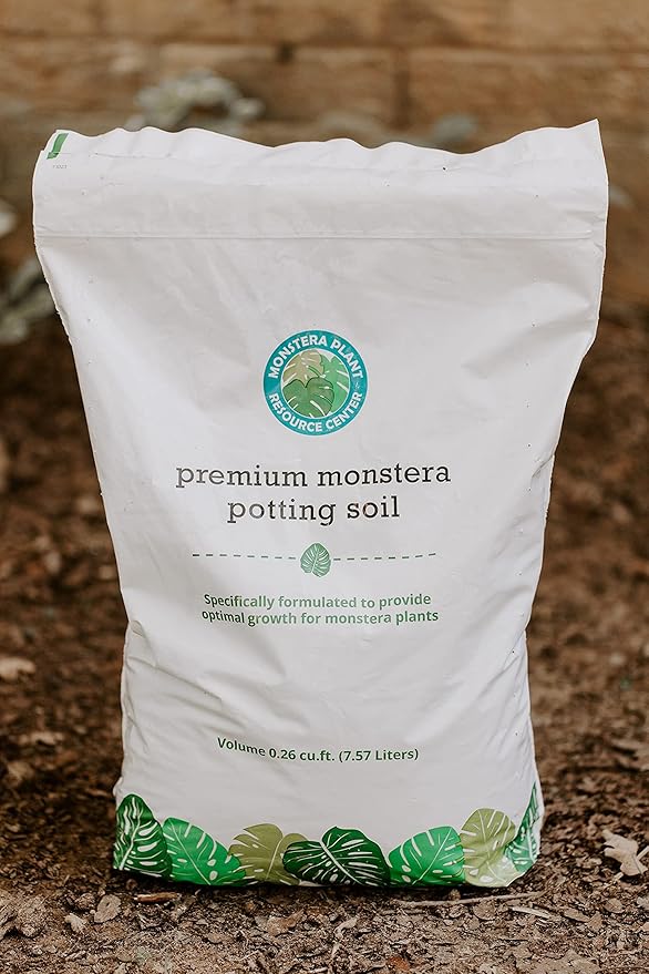 Premium Monstera Potting Soil - Quick Drain Potting Soil for Monstera Deliciosa/Swiss Cheese Plant
