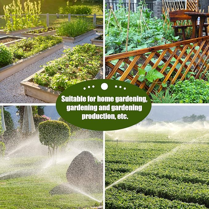 Honoson Drip Irrigation Plugs 1/4 Inch Tube Closure Goof Hole Plugs Irrigation Stopper for Home Garden Lawn Supplies, Black(300 Pieces)