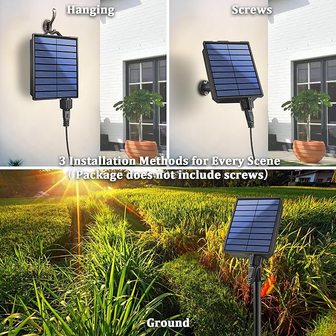 2-Pack 200FT Solar String Lights for Outside, 600 LED Extra-Bright Solar Light Outdoor with 19 Modes & Timer, Waterproof Fairy Solar Lights for Garden Patio Tree Christmas Decorations (Cool White)