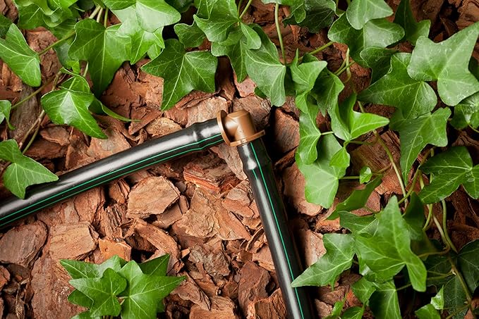 Rain Bird BE50/4PK XFF Elbow 1/2" / 17mm Drip Tubing 4 Pack, Brown