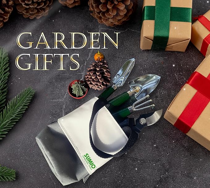 SUMIO Mini Garden Tool kit, Desk Indoor Plant Tool Set, Portable Garden Tool Set, Succulent Tools Kit, Office Planting Tool Set