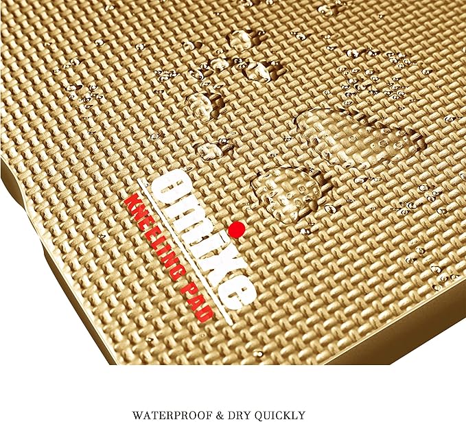 Extra Thick Kneeling Pad Comfy Foam Kneeler Mat Garden Knee Pad Cushion for Gardening Planting Yard Work Prayer Yoga Mechanic Exercise Workout Baby Bath 18 x 11 x 1.5 Inch Large Beige 1 Pack