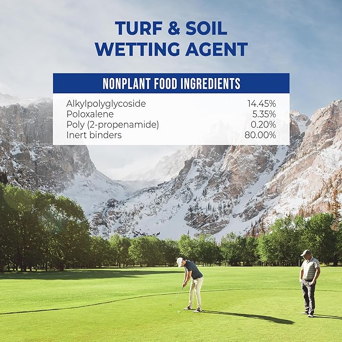 Underhill UHH20PEL H20 Maximizer Ultra Holding Wetting Agent Pellets Soil Surfactant for Lawn, Garden, Turf Grass, Golf Greens, 3 Tablets