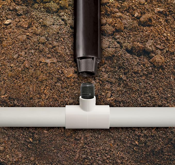 Rain Bird RISERCL05 PVC Close Threaded Nipple, 1/2" Male Pipe Thread, 1” Long