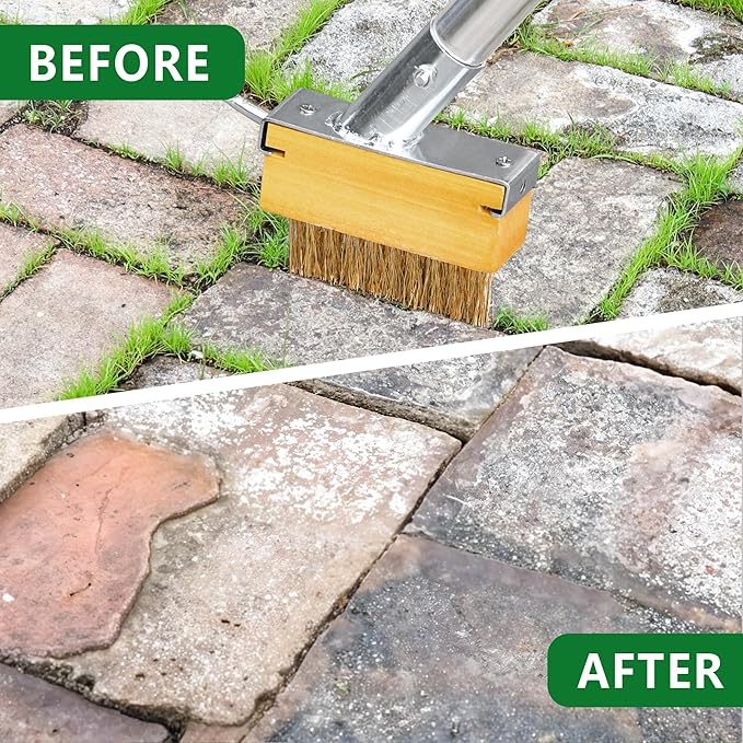 Paver Weed Removal Tool, Patio Sidewalk Weed Crack Remover Puller for Pavers, Crack and Paver Deck Crevice Weeder Cleaning Weeding Tool