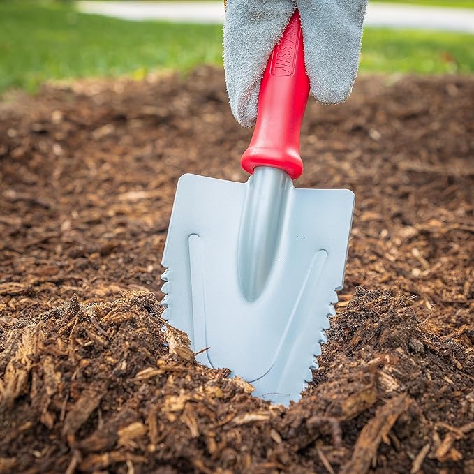 ROOT ASSASSIN 48" Garden Shovel/Saw - The Original & Best Award Winning Combo & RA-005 Carbon Steel Garden Hand Trowel