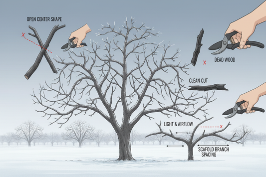 Prune Fruit Trees in Winter (Early-Winter Edition): Strong structure, better light, and fewer pests