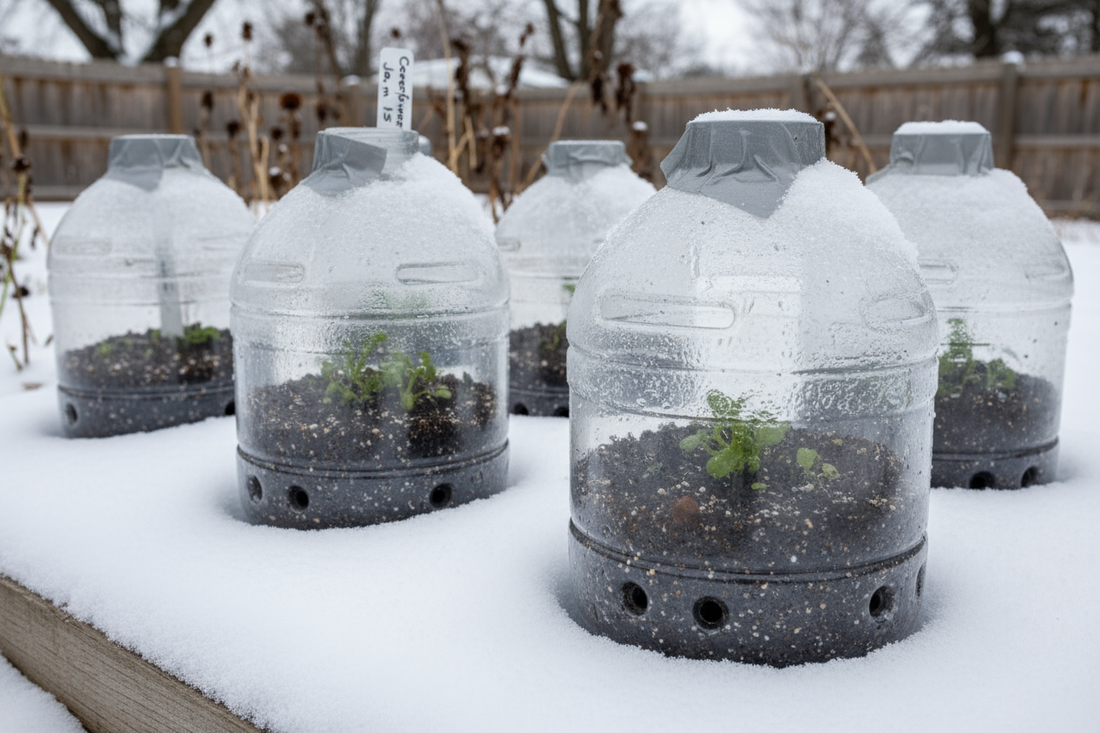 Winter Sowing Seeds (Late-Fall Edition): Cold-hardy starts with zero grow-light stress
