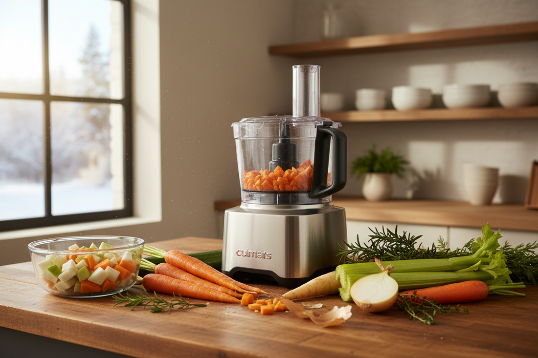 Food Processor: Faster Winter Meal Prep, Smoother Sauces, and Less Knife Fatigue