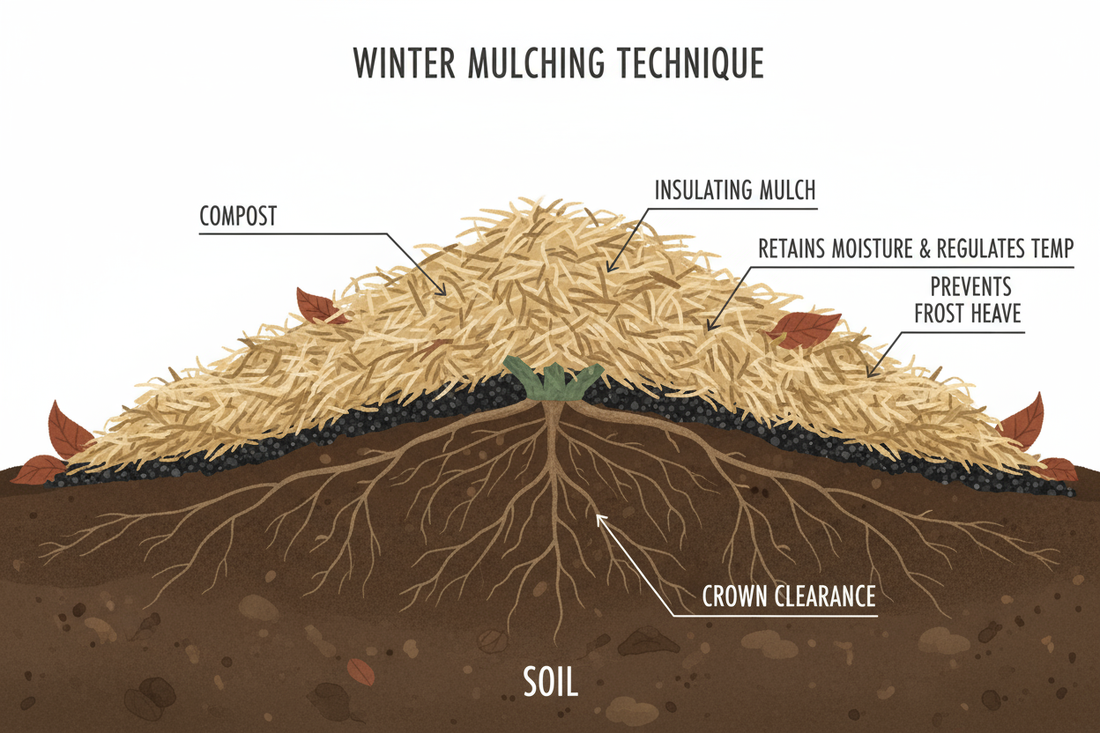 Mulch Garden Beds for Winter (Late-Fall Edition): Lock in moisture, block weeds, and protect roots