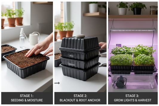 Grow Microgreens Indoors (Late-Fall Edition): Fresh nutrition in 7–14 days with zero fuss
