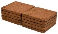 Nature's Footprint Coco Coir New CASE Packs 650g/20 Count Renewable Soil Addition for Potted Plants, Gardens, Composting and Pet Bedding, Composting Toilets, and More Makes up to 50 Gal expanded