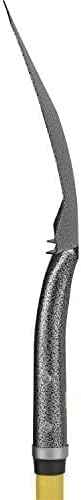 Gardening Shovel with Steel-Reinforced Fiberglass Handle, Cushioned D-Grip and Sharp, Hardened-Steel Blade, Award Winning Spade, Model SHFD3 Yellow