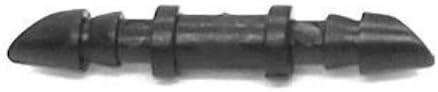 (100 PACK) - Barbed 1/4"-Inch Drip Coupling Fitting (fits 0.140/0.170 ID) 2-Way Connector, Premium Quality Drip Irrigation Tubing Connector Fitting (Coupling)