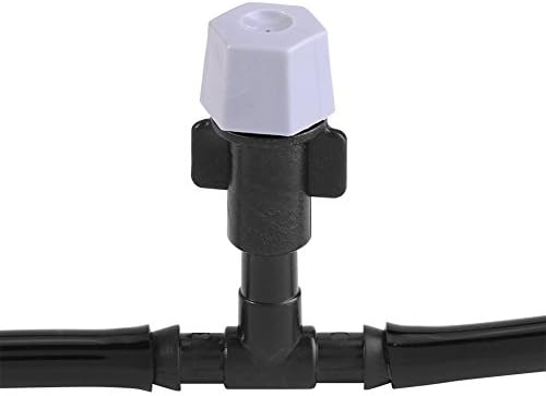 Misting Micro Irrigation Water Cooling System Watering Drip Kit Sprinkler Nozzle Hose Sprinkler Garden Patio Micro Irrigation Set(15M)