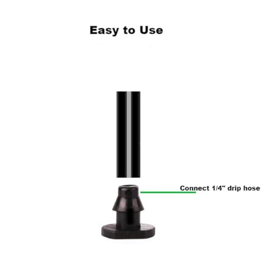 1/4" Drip Irrigation End Plug: Gardeners Drip Irrigation Fitting - Lawn Drip Irrigation System Connectors for 1/4 inch Drip Irrigation Tubing