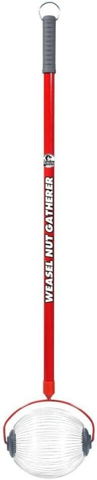 Garden Weasel Nut Gatherer - Medium Cage | Pick Up Pecans, Acorns, Hickory Nuts, Golf Balls, Sweet Gun Balls | Nut Collector and Picker Upper Roller | 95314