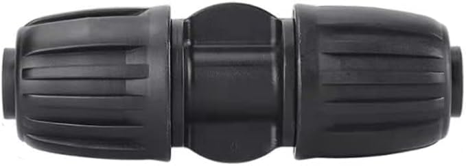 Drip System Parts,Drip Irrigation Fittings Lock Barbed Straight Connectors for 1/2 Inch Drip Tubing (1/2" ID x 0.65" OD) -Pack of 10