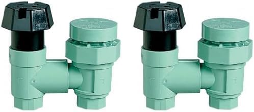 Orbit Sprinkler System 1-Inch Anti-Siphon Control Valve 51023P, Green (Pack of 2)