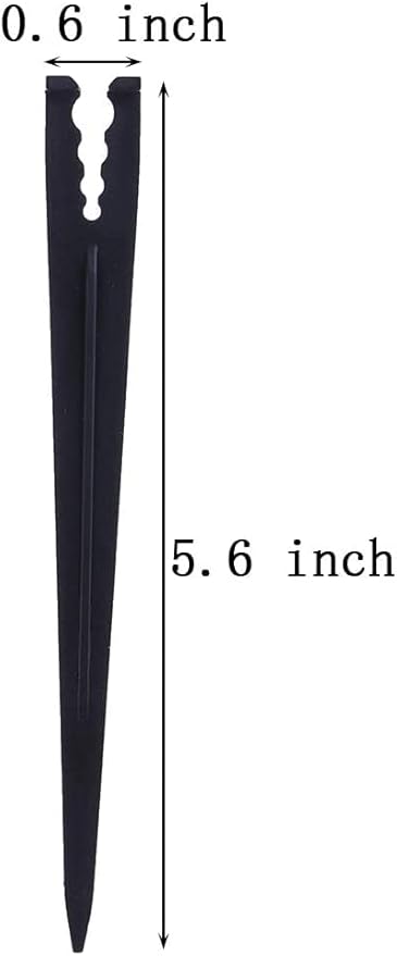 500 Pcs Plastic Irrigation Drip Support Stakes for 1/4-Inch Tubing Hose 4/7 or 3/5 Irrigation Hose Holder&Emitters/Drip Irrigation Kits/Garden Tools for Vegetable Gardens Flower Beds Herbs Garden