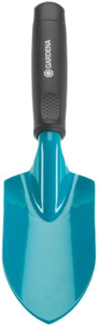 GARDENA Classic Hand Trowel: Universal Spade for Planting and transplanting in The Garden and on The Balcony, Steel, Corrosion-Resistant, Ergonomic Handle, 8 cm Working Width (8950-20)