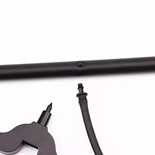 Universal 1/4" Barbed Coupling Fittings 100 -Pack, Fit of 1/4" Drip Tubing, Drip Irrigation Accessories Barbed Couplers,Black