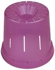 rePotme 3 inch Orchid Pot 3 Pack - Slotted Orchid Pots with Holes for Repotting (Rose Quartz)