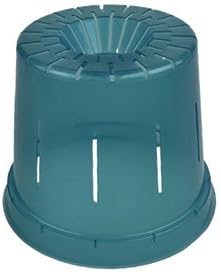 rePotme 4 inch Orchid Pot 3 Pack - Slotted Orchid Pots with Holes for Repotting (Blue Sapphire)