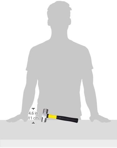 Performance Tool 1935 2lb Fiberglass Handle Sledge Hammer , Black