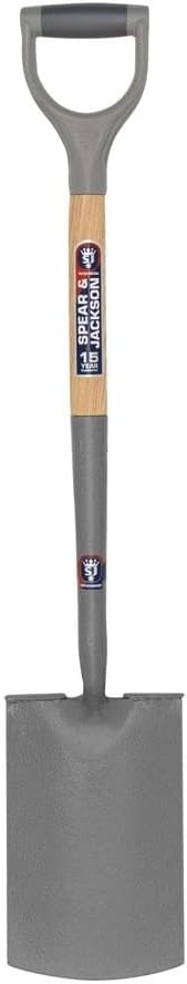 Spear & Jackson 1180NB Neverbend Carbon Steel Digging Spade, Gray, 98.5 x 18.5 x 8 cm