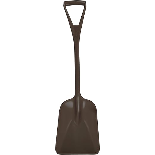 SPARTA 41076EC01 Plastic Sanitary Shovel, Food Safe Plastic Shovel For Commerical Kitchens, 11 Inches, Brown