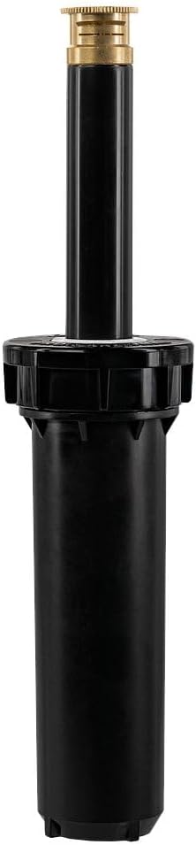 Orbit 80328 Professional Pressure-Regulating Pop-Up Spray Head Sprinkler with Brass Nozzle, 4" Quarter Spray