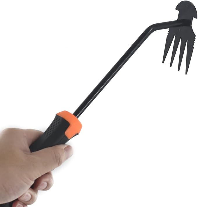 Weed Remover Tool,2024 New Weeding Tools Gardening,Weed Puller Tool with Long Handle (Plastic Handle Black)