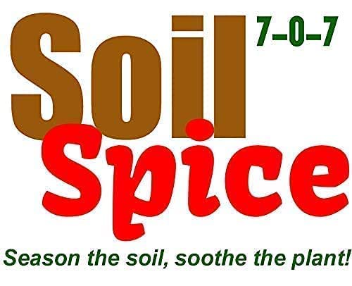 Soil Spice Plant Fertilizer - All Purpose Organic Plant Food by GS Plant Foods (8 oz) - Organic Fertilizer with Compact & Easy to Use Shaker - Great for Herb Gardens, House Plants, Potted Plants