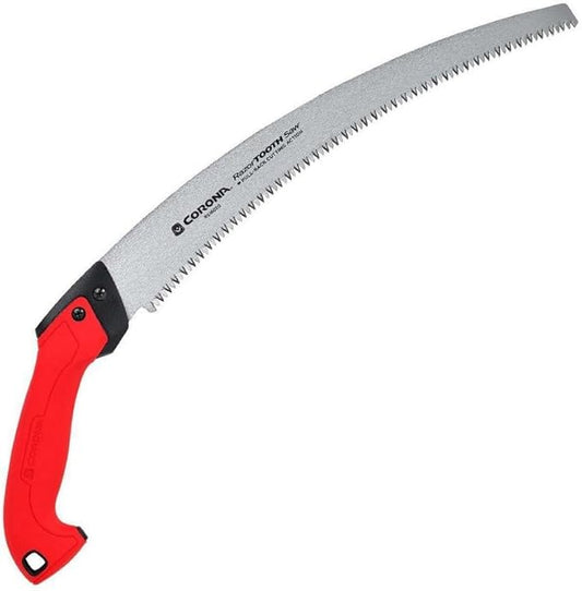Corona Tools 14-Inch RazorTOOTH Pruning Saw | Tree Saw Designed for Single-Hand Use | Curved Blade Hand Saw | Cuts Branches Up to 8" in Diameter | RS16020